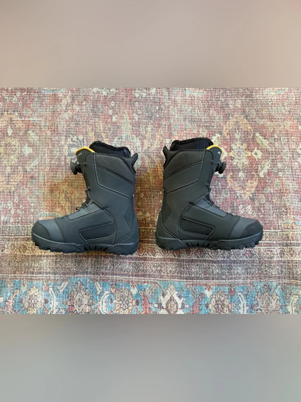 K2 Compass Clicker Men’s 7 Black Snowboarding Boots Step in with Boa Closure